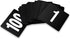New Star Foodservice 23084 1-100 Double Side Plastic Table Numbers, 4" x 4" Inch, Light Grey on Black...