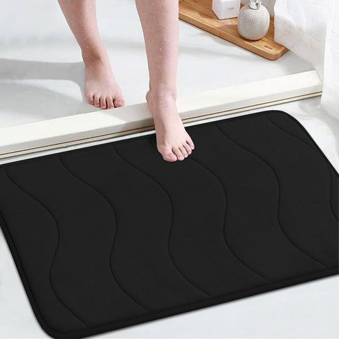 Flamingo P Memory Foam Bath Mat Rug, Bath Mats for Bathroom Extra Soft Absorbent Bathroom Rugs Non Slip Bath Rug Carpet for Bathroom Floor, Tub an...