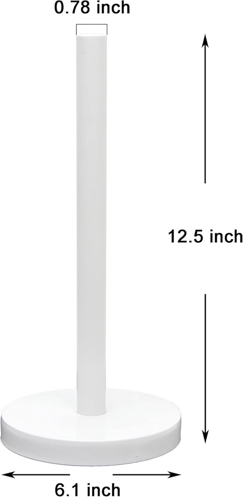 Youngever Plastic Paper Towel Holder, Upright Towel Holder Stand for Kitchen, Bathroom, and Dining Room (Style A)...