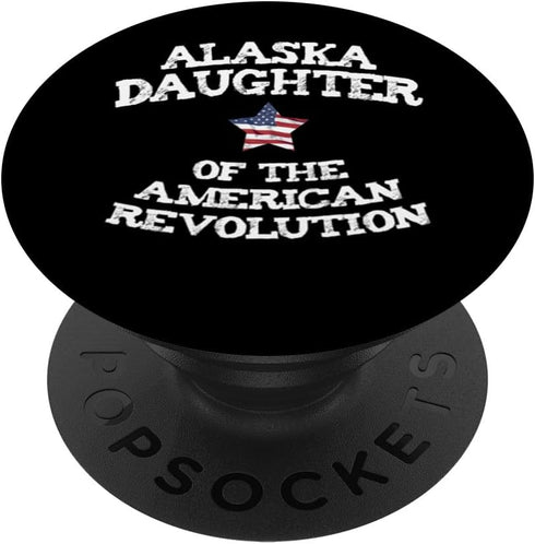 Alaska Daughter of the American Revolution USA Sister Mom PopSockets Standard PopGrip...