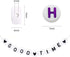 1400pcs Letter Beads Kit, 4x7 mm Acrylic Round Alphabet Beads Number Beads Heart Beads for Jewelry and Bracelet Making, in 28 Grid Box (White and ...