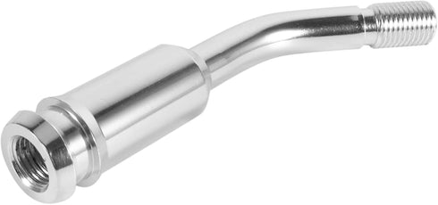 Gear Stick Extender, 5inch Shift Knob Gear Shifter Stick Lever Bend Extension Shift Knob Extender for T4 Silver...