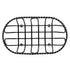 G.E.T. 4-33453 Black Oblong Braided Rim Metal Wire Basket Iron Powder Coated Wire Baskets Collection, Oval shape...
