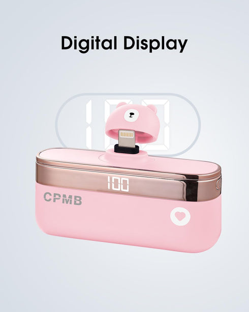 Portable Power Bank with 5,000mAh, Portable Charger 22.5W,Digital Display,Mini Battery Pack Compatible with iPhone 14/14 Pro / 14 Plus / 14 Pro Ma...