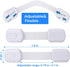 Socub 12 pack Child Safety Cabinets Strap Locks, Multi Use Latch with Strong Adhesive Pads, for Cabinets, Drawers, Oven, Toilet Seat, Fridge...