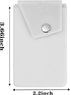 BIAJIYA Phone Wallet Card Holder Silicone Wallet Stick-on ID Credit Card Pocket for Smartphones (5PC-Snap)......