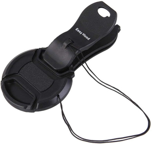Clip-On Lens Cap Keeper, Anti Lost Camera Lens Cap Holder Strap Keeper Buckle Clip for 40.5-77mm Canon Nikon Sony Pentax Olympus Fujifilm DSLR...