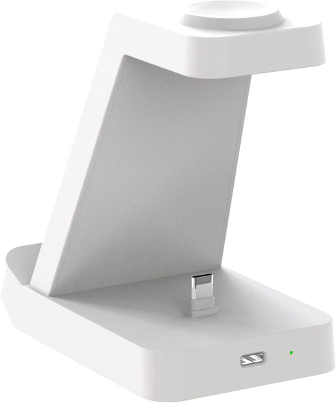 Charger Station for Samsung Galaxy 10w, 3 in 1 Fast Wireless Charging Stand for Galaxy Watch Buds S23/S22/S21/S21 Ultra/S21+/S20 fe/S20/Note 20/10...