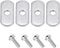 4 Pcs Rail Track Screws Track Nuts Stainless Steel Screws Nuts Hardware Replacement Kit Accessories for Kayak Canoes Boats Rails Watercraft...