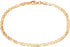 Barzel Gold Anklet for Women Flat Mariner Anklet 18K Gold Plated Flat Marina Link Anklet for Women - Made In Brazil...