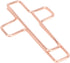 Fdit 100PCS Cross Paper Clips, Rose Gold Metal Paper Clamps for Document Note Sorting Organizing Paperwork Office School and Personal Use...