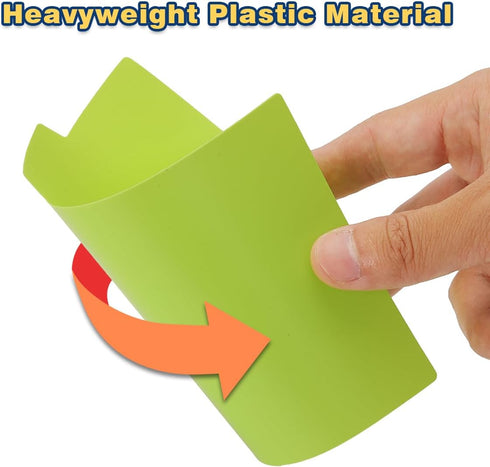 Chell 4x6 Plastic Index Card Dividers, Heavyweight Poly Index Card Guides A-Z for Flash Cards and Recipe Cards, with Alphabetical/Blank Stickers, ...