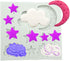 Star Moon Clouds Shaped Silicone Fondant Molds -Cute Candy Making Supplies -Candy Chocolate Decorating Mold -Baking Sugar Cakes Decorating -Cookie...