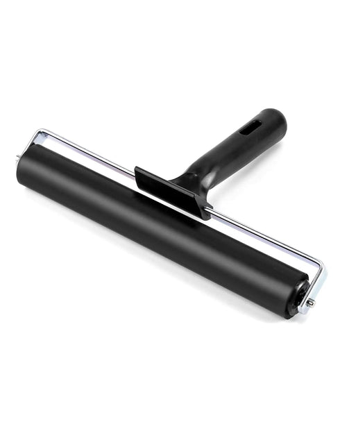 QWORK 8 Inch Rubber Roller, Tape Roller for Print, Tape, Wallpapers, Scrapbooks...