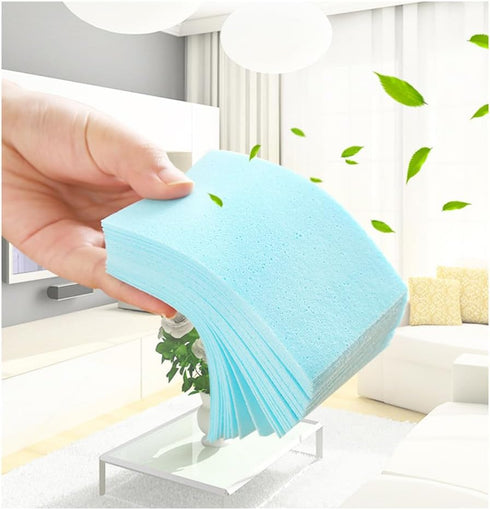 120pieces, Multi-effect floor cleaning sheet, strong decontamination tile household fresh fragrance, instant floor cleaning sheet (Blue)...
