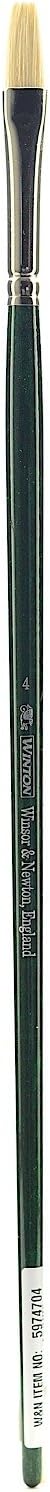 Winsor & Newton Winton Hog Bristle Brush-Flat #4...
