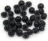 100PCS 10mm Black Safety Eyes Buttons Plastic Solid Domed Round Beads, for Clothing, for Shirts, Skirts, Coat, for Doll Animal Stuffed Toys, Handm...