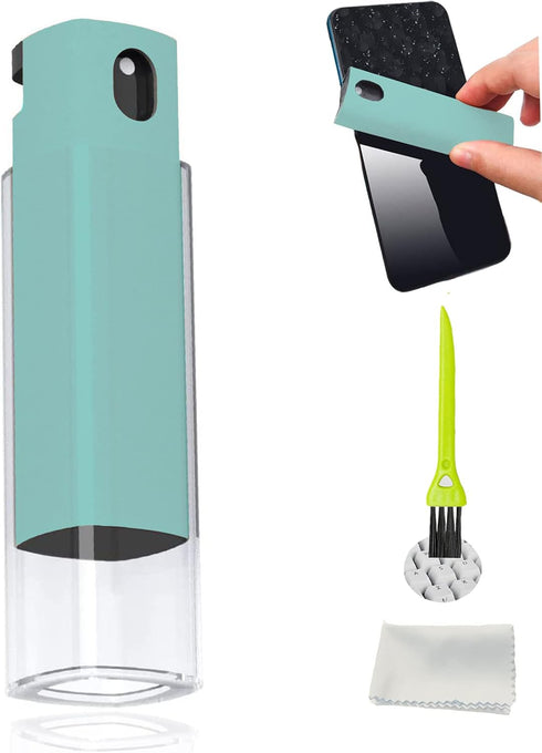 3 in 1Fingerprint Proof Screen Cleaner Tool, Touchscreen Electronic Screen Cleaner with Microfiber and Soft Fiber Flannel for All Phones, Laptop,T...