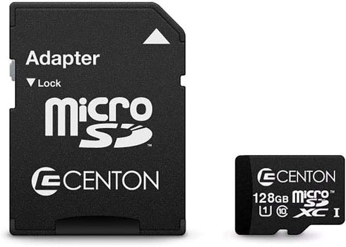 Centon Eelctronics MP Essential Micro SDXC Card, Ultimate Memory Card for Phones, Tablets, Cameras, and More, UHS1, 128GB...