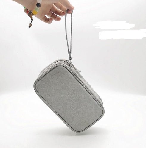 Electronic Organizer Bag, Waterproof Portable Travel Cable Storage Bag, Multifunctional Cord Storage Case for USB Drive, Dard Drive, Power Bank, C...