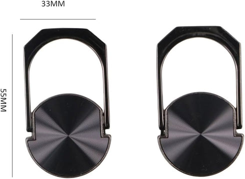 2PCS Foldable Laptop Stand,Non-Slip Base Bracket Support Invisible Mini Cooling Stand Zinc Alloy Foldable Feet Holder Keyboard Cooling Pad...