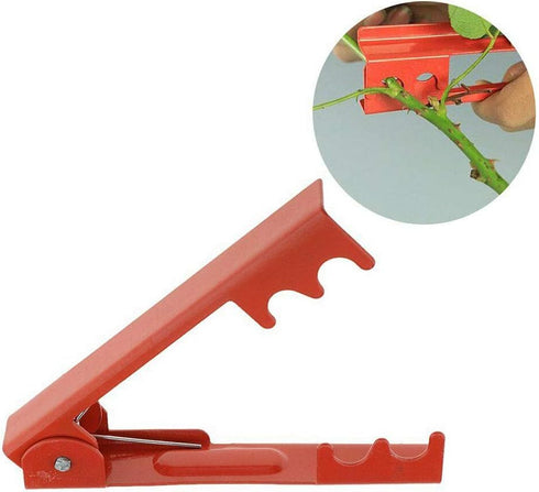 Rose Thorn and Leaf Stripping Tool, Rose Thorn Remover, Metal Flower Burrs Plier, DIY Bouquet Garden Florist Tool for Floral DIY and Gardening(Red...