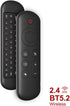 LUVI Air Mouse Remote Control Mouse Wireless Mini Keyboard 2.4G & BT5.2 Motion Sensing Backlit Rechargeable Compatible with Android TV Box/PC/Smar...