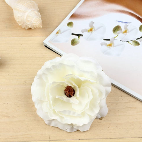 Womens Rose Flower Hair Clip Flower Brooch for Bridal Headpiece,Flamenco Dancer (Camellia 12Pcs)...