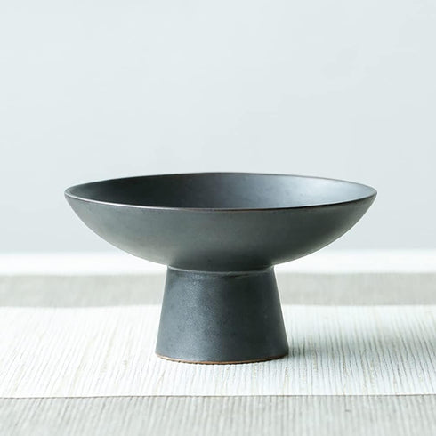 UPKOCH Footed Bowl Japanese Style Bowl Decorative Fruit Dish Holder Dessert Display Stand for Home Flowers Vase Planter...