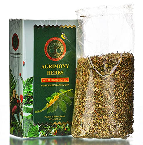 Siberian Agrimony Herbs, 3.53 OZ (100 Grams) - Agrimony Herbs Tea...