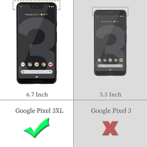 X-level, Google Pixel 3 XL Case-Guardian Series, Soft TPU Matte Finish, Ultra-Thin Light Protective Back Cover, WineRed...