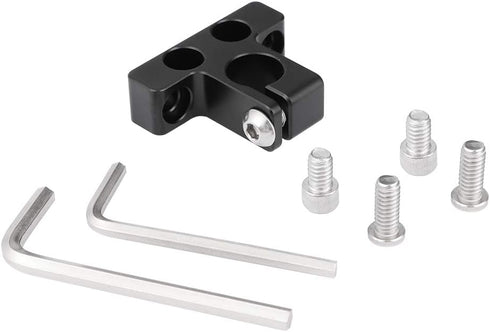CAMVATE 15mm Single Rod Clamp with 1/4"-20 Unthreaded Mounting Points - 2318...