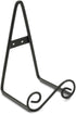 Swirl Scroll Design - 8 Inch Black Iron Decorative Easel Display Stand for Photos/Plates...