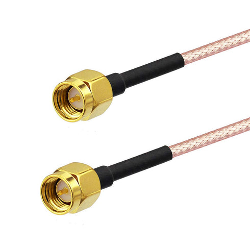 BINGFU SMA Male to SMA Male RG316 Coaxial Jumper Cable 30cm 12 inch (2-Pack) for LNA Low Noise RTL SDR Dongle ADS-B Receiver VNA Vector Network An...