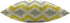 Mugod Chevron Throw Pillow Zigzag Wavy Geometric Stripe Line Yellow White and Gray Cotton Linen Square Cushion Cover Standard Pillowcase 18x18 Inc...