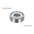 uxcell 10pcs 608ZZ Miniature Deep Groove Ball Bearings 8x22x7mm Double Shielded Bearings for Electric Motor, Home Appliances, Garden Machinery, P5...