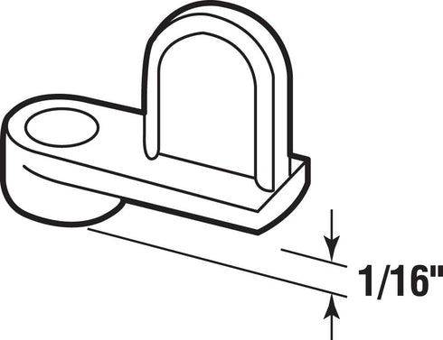 Prime-Line L 5833 1/16 In. Diecast Window Screen Clips (8 Pack)...