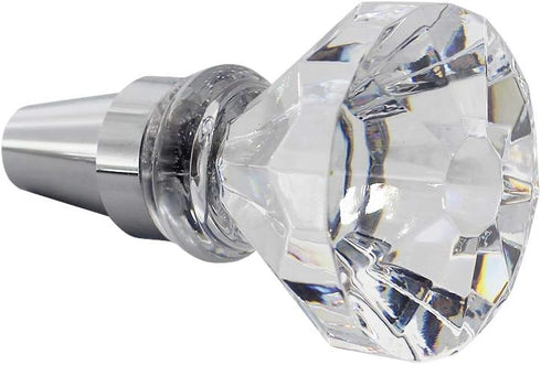 Crystal Diamond Shape Car Gear Stick Shift Shifter Knob Universal fit for Most Manual Transmission or Automatic Transmission Without Lock Button...