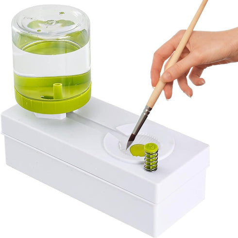 Brush Rinser Paint Brush Cleaner – Paint Brush Rinse Machine Fresh Water Cycle Rinser Tool for Painting Brush Watercolor Paints Cleaning Tool Art ...