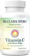 Dr. Clark Vitamin C with Rose HIPS Supplement – 1000mg, 100 Gelatin Capsules, Immune Support & Antioxidant Protection...
