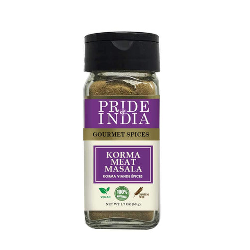 Pride of India Korma Masala for Meat & Lamb | Traditional Indian Curry Powder – Flavorful Garam Masala Blend | Authentic Tikka Masala Style Indian...