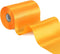 TONIFUL 4 Inch x 22yd Wide Gold Yellow Satin Ribbon Solid Fabric Large Ribbon for Cutting Ceremony Kit Grand Opening Chair Sash Table Hair Car Bow...