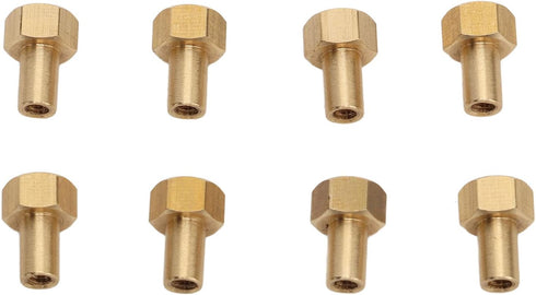 RC Nut, Brass 8Pcs Rust Resistant RC Nut for SCX24 (8mm)...