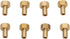 RC Nut, Brass 8Pcs Rust Resistant RC Nut for SCX24 (8mm)...