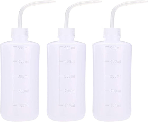 UPTATSUPPLY 3 PCS Tattoo Bottle Squeeze Wash Bottle Convenient Green Soap Supply Wash Tattoo Accessories (500ml)...