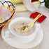 Asian Soup Spoons Stainless Steel Chinese Soup Spoons Set of 6 Soup Spoons Silverware Cucharas Para Comer for Ramen Pho Wonton Dumpling Noodles (g...