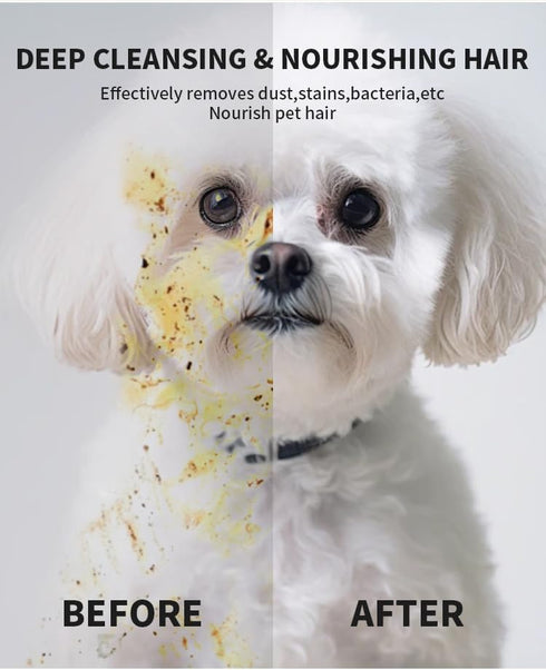 Cleaning Glove for Dog and Cat, Wipes Gloves for Dog and Cat Fur Face, Ear, Eye, Paws Cleaning Wipes Pet Wash Free Gloves, Grooming Wipes for Pet ...
