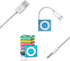 Amicable USB Date Cable Replacement for iPod Shuffle Charger Cable,(2-Pack) 3.5mm Jack/Plug to USB Power Charger Sync Data Transfer Cable for iPod...