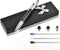 Glovion Multicolor Ballpoint Pen with Stylus Tip, 2 in 1 Ink Writing Pens Carbon Fiber Stylus Pen with 3 Replacement Stylus Tips Refills for Touch...