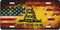 Gadsden/U.S. Flag Don't Tread License Plate...